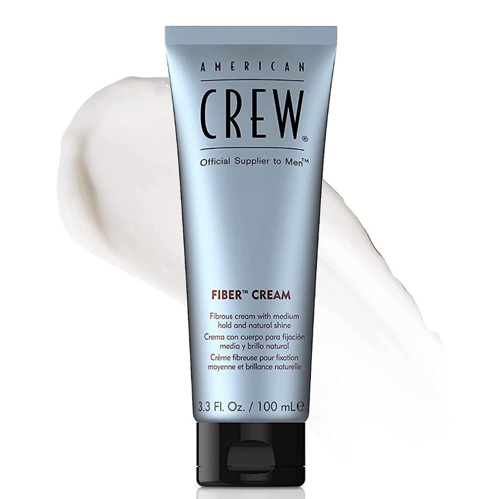 American Crew Men's Fiber Cream, Like Hair Gel with Medium Hold & Natural Shine